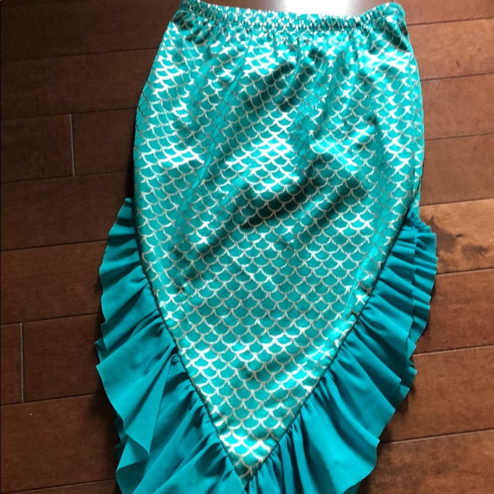 Girls bottom mermaid coverup